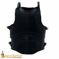 LARP Cuirass with Back Plate - Fantasy Armour (Polished or Blackened finish)