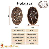 Viking Turtle Brooch - Bronze