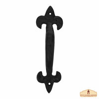 Australian curved cast iron door handle