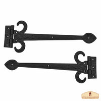 Australian settler style cast iron large hinges