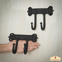 Australian settlers style cast iron wall hook