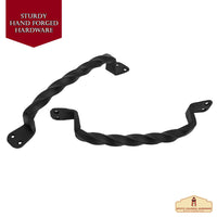 Australian twisted Cast iron door handle