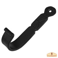 Authentic solid cast iron with oil blackened effect