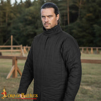 Black Triple Layer Medieval Gambeson