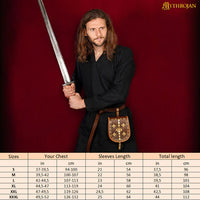 Viking Tunic "Erik" - Black Linen
