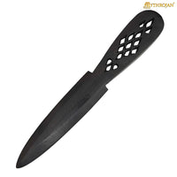 Black Medieval Wooden Witch Wicken Knife 