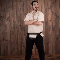 Black Padded gambeson legs
