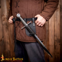Black sword holder adjustable