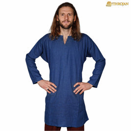 Viking Tunic "Erik" - Blue Linen