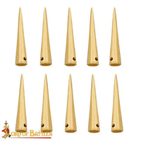 Brass medieval aglets available in Australia