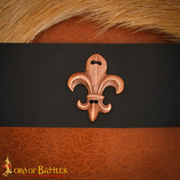 Fleur de Lys Fabric Badge