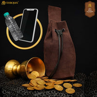 Chocolate brown viking bag