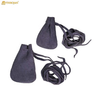 Dark Blue medieval coin pouch