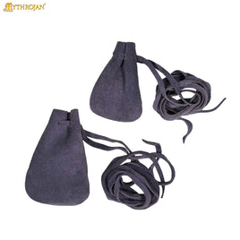 Dark Blue medieval coin pouch