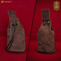 Dark brown renaissance bag