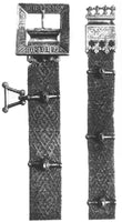Medieval Belt with Quatrefoil Pierced Mounts