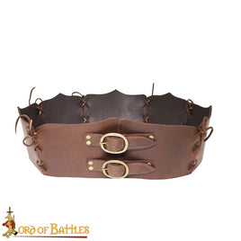 Extra Wide brown fantasy Viking belt