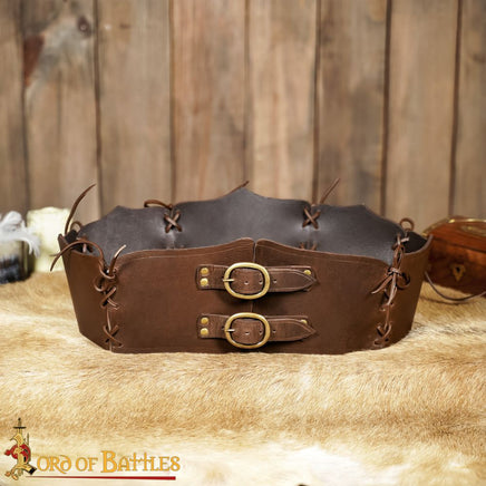 Extra Wide brown fantasy medieval belt