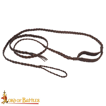 Greek sling for stone throwing