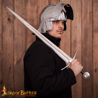 Hand finished Sallet Helm Larping and theatre prop