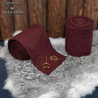 Viking Winingas – Brown Canvas Leg Wraps with brass clasps
