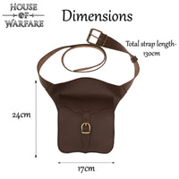 Leather Waist Pouch - Large