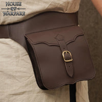 Leather Waist Pouch - Large
