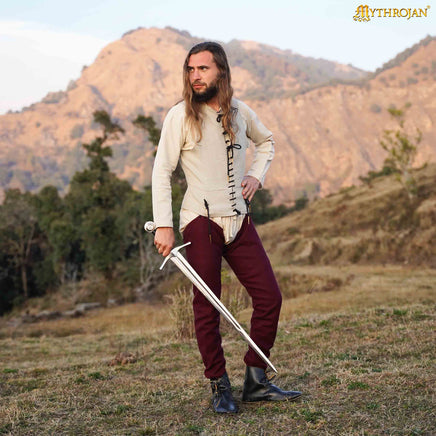 Handcrafted Linen Sleeveless Pourpoint HCA SCA