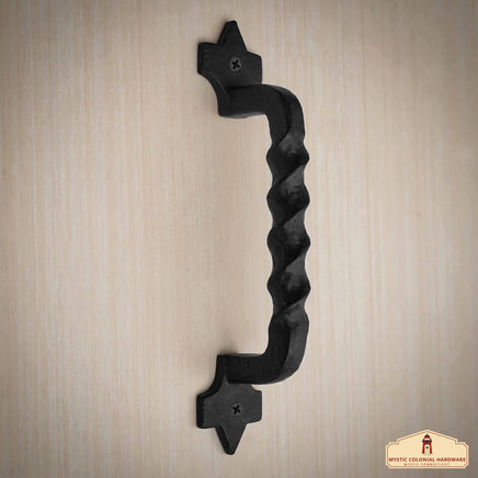 Handforged Victorian Nobel window handle