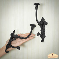 Heavy duty colonial style wall hook