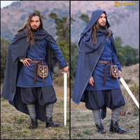 Heavy weight blue wool cape