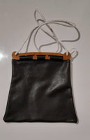 Hedeby Viking Shoulder Bag with Wooden Handles from Haithabu