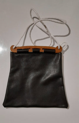 Hedeby Viking Shoulder Bag with Wooden Handles from Haithabu