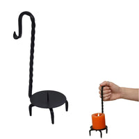 Freestanding Forged Candle Holder