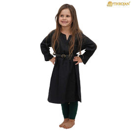 Kid black medieval tunic