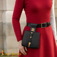King’s Courtier Genuine Leather Medieval Belt Pouch