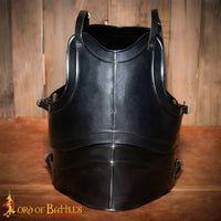 LARP Cuirass with Back Plate - Fantasy Armour (Polished or Blackened finish)