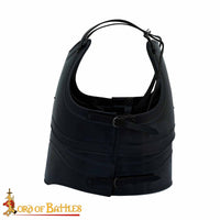 LARP Cuirass with Back Plate - Fantasy Armour (Polished or Blackened finish)