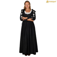 Landsknecht puffy dress black and white