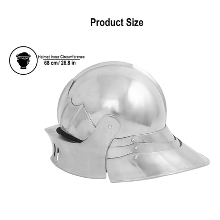 Larp or Reenactment Costume German Sallet Helm