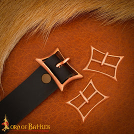 Early Middle Ages Buckle - Polished and Antiqued Finish