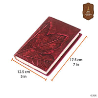 Leaf Leather Journal Notebook