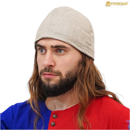 Padded Linen Arming Cap
