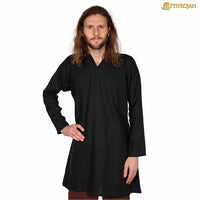 Viking Tunic "Erik" - Black Linen