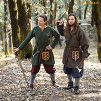 Viking Canvas 100% Cotton Men's Tunic With Gore & Gusset Green