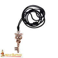 Caduceus Snake Key Pendant