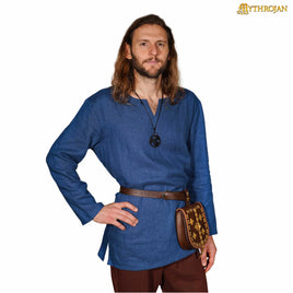 Living History Canvas Tunic 100% Cotton Blue