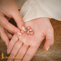 Medieval Solid Bronze Buttons - 12 x 9mm