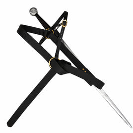 Sword Back Scabbard - Black