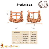 Viking Large Knotwork Belt Buckle